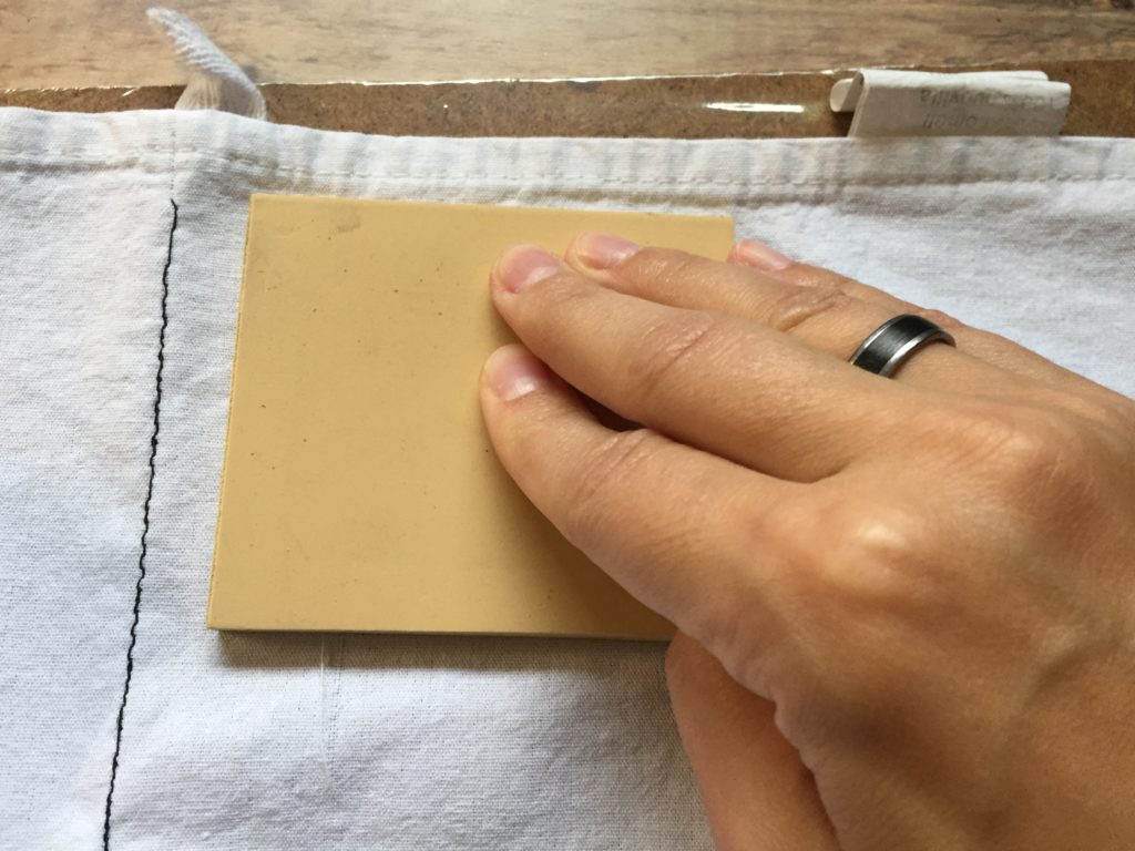 Soft Linol Textil Printing Set Marabu - Test - Erfahrungen Stoffe bemalen